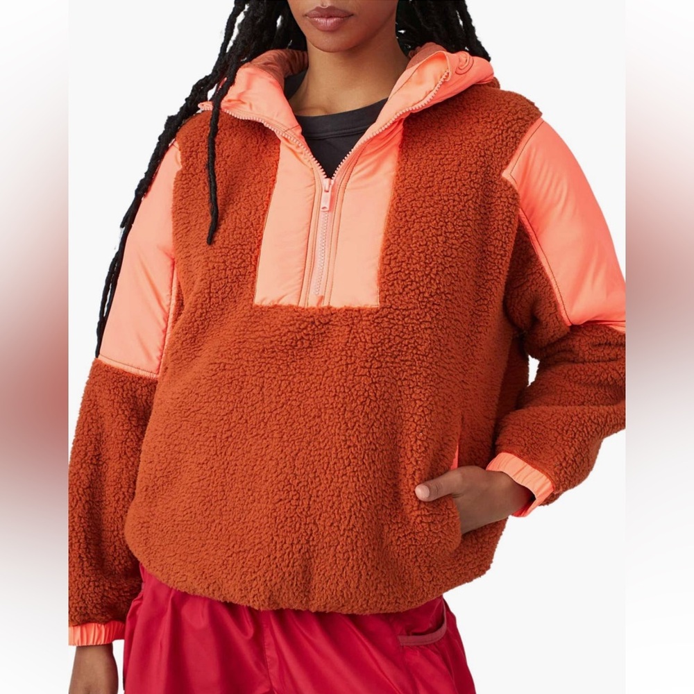 FP Movement Lead the Pack Fleece Hooded Pullover Size XS